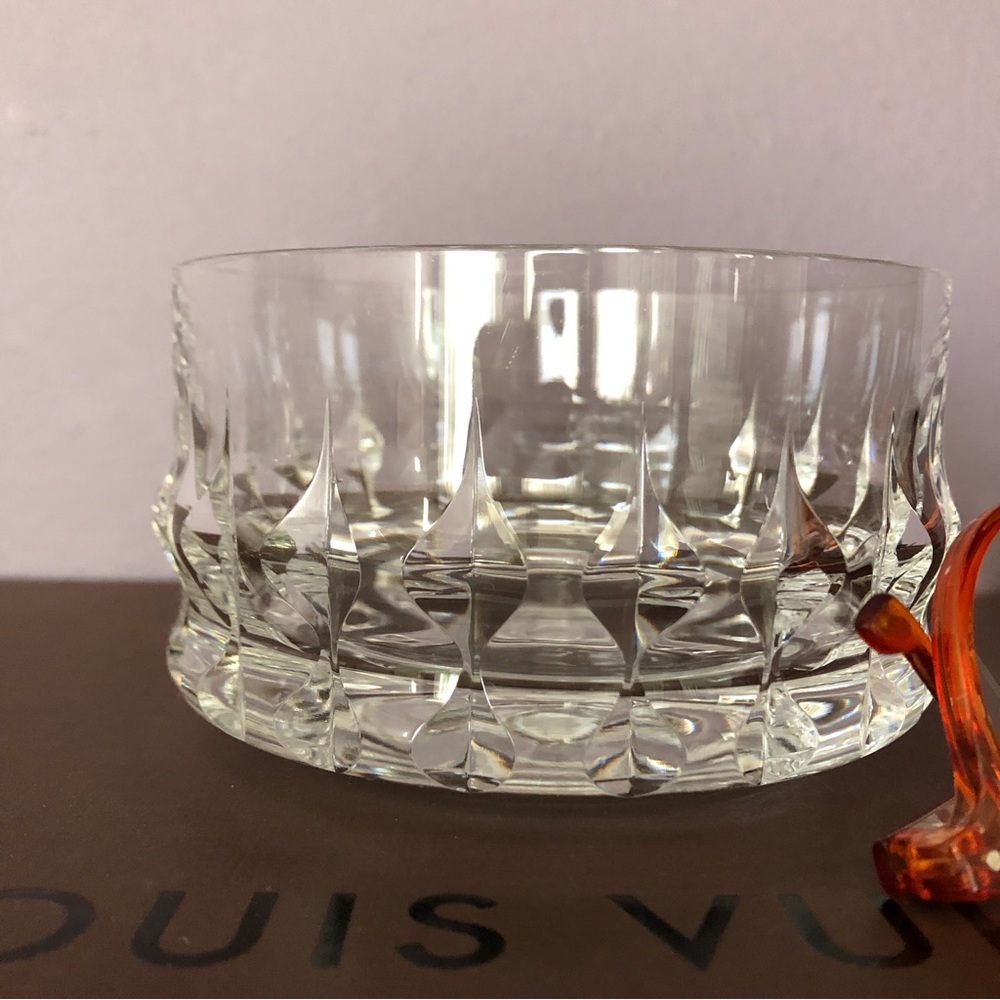 ROSENTHAL HOLDFAST Bjorn cut Crystal Serving Bowl Crystal Germany divine!
